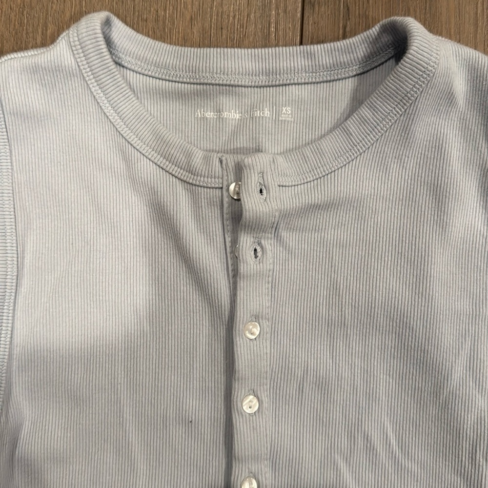 Abercrombie tank, lt blue. Never worn.